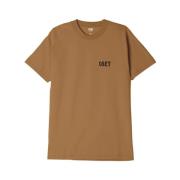 Obey T-Shirts Brown, Herr