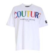 Versace Jeans Couture Vit Logo T-Shirt White, Herr
