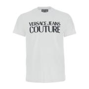 Versace Jeans Couture Ikonisk Herr T-Shirt White, Herr