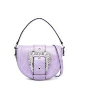 Versace Jeans Couture Lila Väskor - Stilfull Modell Purple, Dam