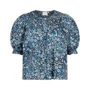 FABIENNE CHAPOT June SS Blouse Blue, Dam