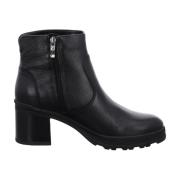 ara Dam Läder Ankelboots Black, Dam