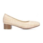 Rieker Bruna, slutna, formella pumps i textil Brown, Dam