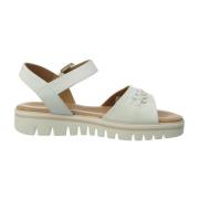 Salamander Flat Sandals White, Dam