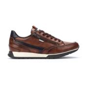 Pikolinos Eleganta Lädersneakers med Bågstöd Brown, Herr