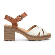 Pikolinos Bekväm och Elegant Canarias Sandal White, Dam