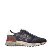 Premiata Mick 6421 Navy Läder Sneakers Blue, Herr