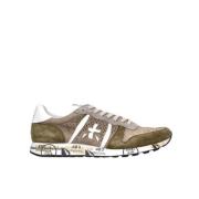 Premiata Herr Eric Sneakers i Blandat Mocka eller Kalvskinn Green, Her...