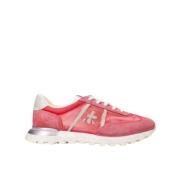 Premiata Johnlow Damsneakers i Blandade Texturer Pink, Dam