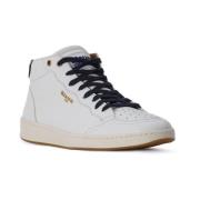 Blauer Höga sneakers med texttryck White, Herr