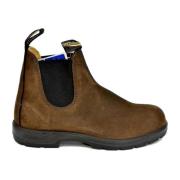 Blundstone Australiska Bruna Nubuck Pebble Stövlar Brown, Herr