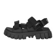 Palladium Flat Sandals Black, Dam