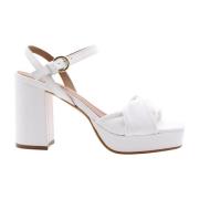 Carmens High Heel Sandals White, Dam