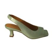 Pedro Miralles Metallic Green High Heel Sandals Green, Dam