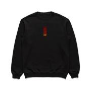 Maharishi Broderad Crew Sweatshirt Black, Herr