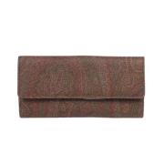 Etro Paisley Book Wallet Brown, Dam