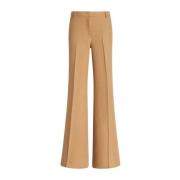 Etro Wide Trousers Brown, Dam