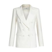 Etro Blazerjacka White, Dam