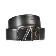 Ermenegildo Zegna Belts Black, Herr