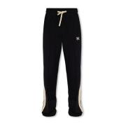 Palm Angels Sidestripade sweatpants Black, Herr