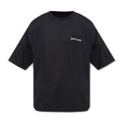 Palm Angels T-shirt med logotyp Black, Herr