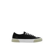 Palm Angels Gymskor, Sneakers med Tryckt Logotyp Black, Herr