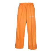 Palm Angels Orange Oversized Kostymbyxor Orange, Dam