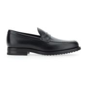 Tod's Svarta platta skor Mocino Black, Herr