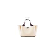 Tod's Beige Mini Läder Väska - Tidlös Elegans Beige, Dam