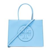 Tory Burch ‘Ella Bio Small’ shoppingväska Blue, Dam