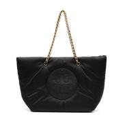 Tory Burch Omvandlingsbar Kedja Axelväska Black, Dam