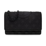 Tory Burch Plånbok med logotyp Black, Dam