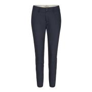 MOS Mosh Marinblå Night Pants med Ribbed Hems Blue, Dam