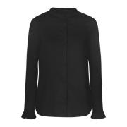 MOS Mosh Stilfull Blus - MMMattie Skjorta Black, Dam