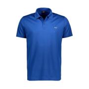 Paul & Shark Polo Shirt med Shark Badge Cop1013 Blue, Herr