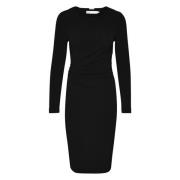 InWear Dagtid Midi Klänning Black, Dam