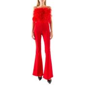 Doris S Jumpsuits Red, Dam