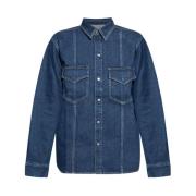 Nanushka Casual Shirts Blue, Herr