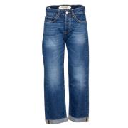 Roy Roger's Straight Jeans Blue, Dam