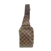 Louis Vuitton Vintage Vintage Canvas Bältesväska Brown, Dam