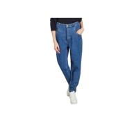 Reiko Nicola -jeans med hög midja Blue, Dam