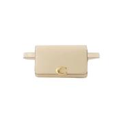 Coach Pre-owned Pre-owned Läder crossbodyvskor Beige, Dam