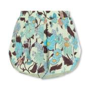 Stella McCartney Blommiga shorts Green, Dam