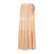 Aniye By Volangad Maxi-kjol Beige, Dam