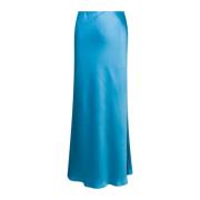 Plain Units Maxi Skirts Blue, Dam