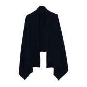 John Smedley Eco-Kashmir Rutig Cape Black, Dam