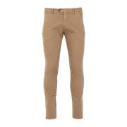 Roy Roger's Beige Vinter Gabardine Byxor Beige, Herr