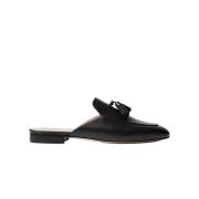 Scarosso Eleganta Tassel Mules Black, Dam