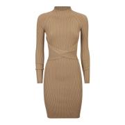 Dion Lee Knitted Dresses Beige, Dam