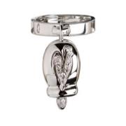 Chantecler Klockformad Diamantring Gray, Dam